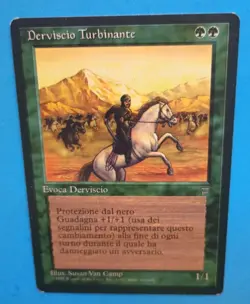 Magic MTG FBB Legends (RENAISSANCE) WHIRLING DERVISH Italian LP/EX U 1995! - Image 3