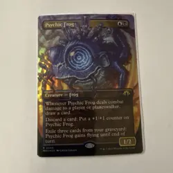 MTG: Near Mint x 1 Psychic Frog - Foil - Borderless Modern Horizons 3 MH3 - Image 1