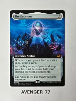 Magic The Gathering MTG #0353 The Endstone Extended Art Edge of Eternities EOE - Image 1