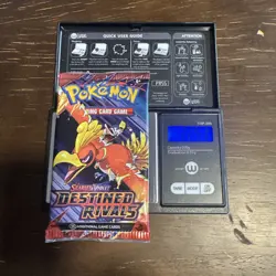 22.51g HEAVY - Pokemon TCG S&V - Destined Rivals - Booster Pack! Possible GOD - Image 1