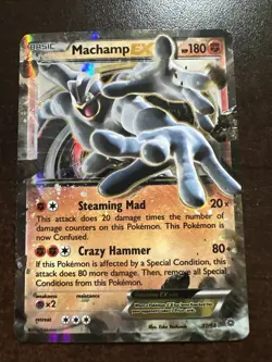 Machamp EX 37/98 LP Pokemon TCG XY Ancient Origins - Image 1
