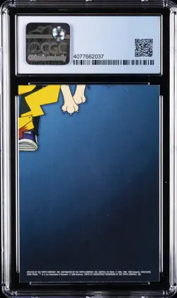 1999 TOPPS POKEMON SERIES 1 CHARACTER CARDS #TV13 KOFFING/WEEZING CGC 9 - Image 2
