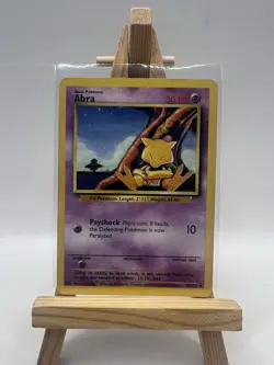 Pokemon TCG Abra Base Set 43/102 Regular WOTC MP - Image 1