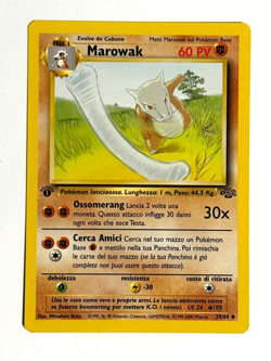 Pokemon TCG Marowak 39/64 1st Edition Uncommon Jungle WOTC Italian! - Image 1