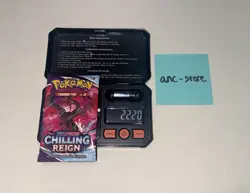 Super Heavy! 22.20g Pokemon CHILLING REIGN 🔥🔥 Booster Pack Factory Sealed New - Image 1