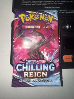Super Heavy! 22.20g Pokemon CHILLING REIGN 🔥🔥 Booster Pack Factory Sealed New - Image 3