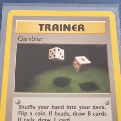 Pokemon Gambler 60/62 1st Edition Fossil Regular Moderate Played *FREE SHIPPING* - Image 2