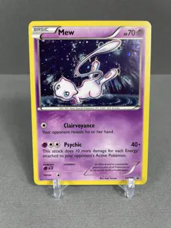 HD Galaxy Swirl Mew XY192 Black Star Promo Cosmos Holo Pokemon NM/LP #1 - Image 1