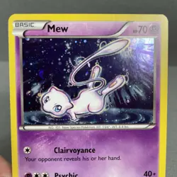 HD Galaxy Swirl Mew XY192 Black Star Promo Cosmos Holo Pokemon NM/LP #1 - Image 2