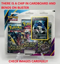 (402826) Pokemon XY Ancient Origins Booster 3-Pack Blister - Factory Sealed - Image 2