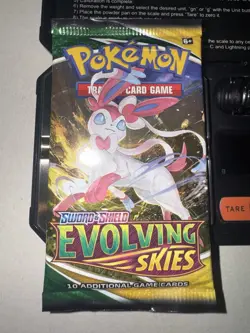 Weighed 21.74g Pokemon EVOLVING SKIES 🔥🔥 Booster Pack Factory Sealed New - Image 3