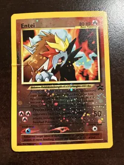 Entei 34 Pokemon TCG WOTC Promo DMG - Image 1