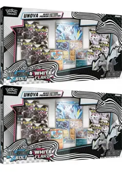 Pokemon TCG Black Bolt White Flare Unova Heavy Hitters Premium Collection Lot 2x - Image 4