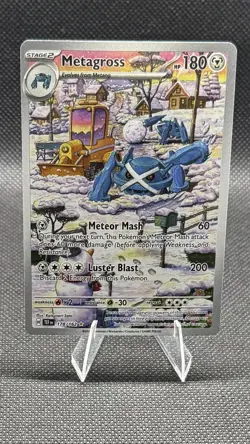 Pokemon Temporal Forces Metagross 178/162 Illustration Rare - Image 1