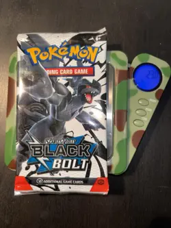 23.0g HEAVY Pokemon Scarlet & Violet Black Bolt Booster Pack New Sealed - Image 1