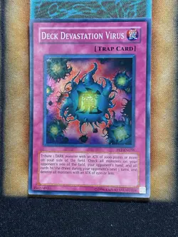 Yugioh Deck Devastation Virus FET-EN058 Super Rare NM - Image 1