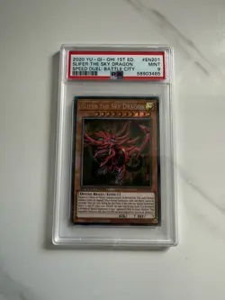 2020 Yu-Gi-Oh! 1st Ed. Slifer the Sky Dragon Speed Duel: Battle City PSA 9 - Image 3