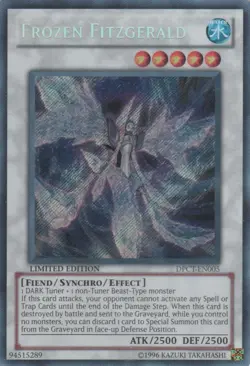 Yugioh! MP Frozen Fitzgerald - DPCT-EN005 - Secret Rare - Limited Edition Modera - Image 1