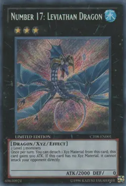 Yugioh! MP Number 17: Leviathan Dragon - CT08-EN001 - Secret Rare - Limited Edit - Image 1