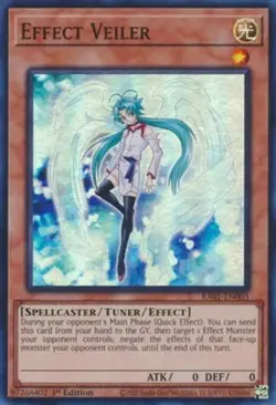 Yugioh! LP Effect Veiler - RA01-EN003 - Super Rare - 1st Edition Lightly Played, - Image 1