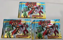 Yu-Gi-Oh! GX Lamincards Sealed Promo Packs x3 - Vintage 2004 Era - Image 1