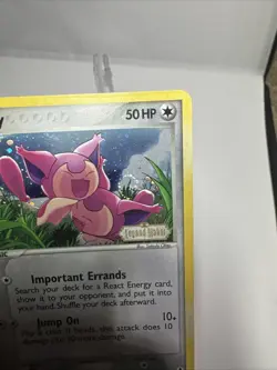 Skitty Confetti Holo Card 64/92 Legend Maker Pokemon TCG SWIRL - Image 3