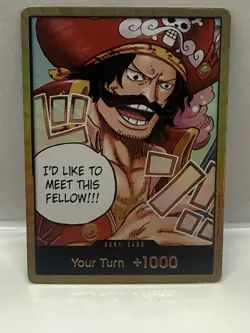 DON!! Card (Gol.D.Roger) (Gold) Carrying On His Will Foil - Image 1