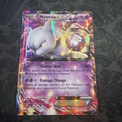 Pokemon TCG Mewtwo EX XY107 Promo Card - Image 1