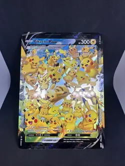 JUMBO Pikachu V Union Card SWSH141 Oversized Promo Pokemon Celebrations 25th NM - Image 1