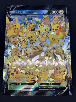 JUMBO Pikachu V Union Card SWSH141 Oversized Promo Pokemon Celebrations 25th NM - Image 2