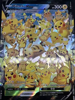JUMBO Pikachu V Union Card SWSH141 Oversized Promo Pokemon Celebrations 25th NM - Image 3