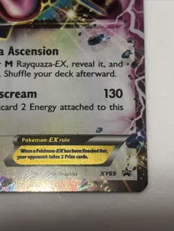 Pokemon Rayquaza EX (Shiny) XY69 XY Holo & Meloetta EX Full Art Lot Of 2 Cards - Image 4