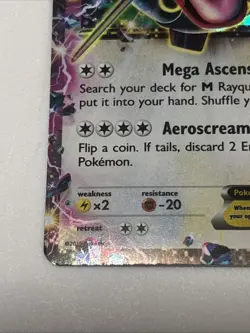 Pokemon Rayquaza EX (Shiny) XY69 XY Holo & Meloetta EX Full Art Lot Of 2 Cards - Image 5