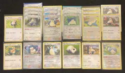 Pokemon Tcg Snorlax Card Lot (22) XY, SM, SWSH, SV - Foils, Rares, Many Sets - Image 1