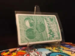 [NM] Pokemon Poliwag vs Wartortle No. 060 Topsun Battle Card Green Back Japan - Image 2