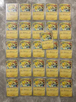 26 Lot - Pikachu 291/SV-P Gym Promo Scarlet & Violet Pokemon Card Japan NM -ZL13 - Image 1