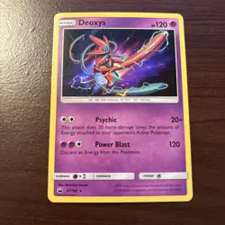 Deoxys 67/168 Celestial Storm Holo Rare Pokemon Card 2018 - Image 1