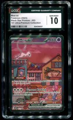 CGC 10 Mew ex 151 Ultra Premium Collection Promo 2023 Pokemon Card #053 - Image 1
