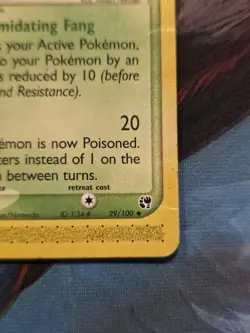 Arbok 29/100 ex Sandstorm Uncommon Pokemon Card - Image 4