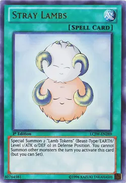 Stray Lambs - LCJW-EN289 - Ultra Rare - 1st Edition Near Mint Yugioh Card - Image 1