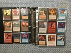 Big Vintage Binder 700 + Magic The Gathering Cards Unlimited Revised Legends MTG - Image 2