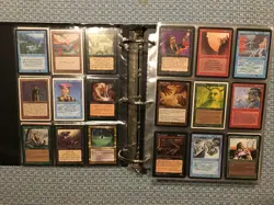 Big Vintage Binder 700 + Magic The Gathering Cards Unlimited Revised Legends MTG - Image 3