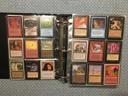 Big Vintage Binder 700 + Magic The Gathering Cards Unlimited Revised Legends MTG - Image 4