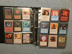 Big Vintage Binder 700 + Magic The Gathering Cards Unlimited Revised Legends MTG - Image 5