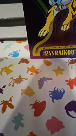 Raikou # 243 Pokemon Card Topps TV Animation Edition Foil Holo rare - Image 4