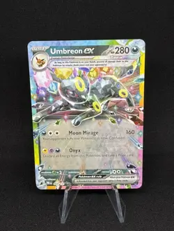 Pokemon TCG Umbreon EX 60/131 Double Rare Holo Card Prismatic Evolutions - Image 1