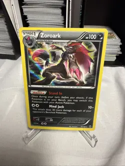 Pokemon Zoroark 91/162 Holo Rare XY BREAKthrough TCG Card Near Mint - Image 1