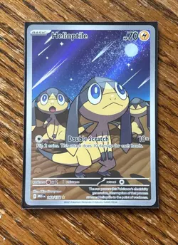 Pokemon TCG Helioptile 143/132 Illustration Rare Mega Evolution NM Card - Image 1