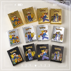 New 55PCS Pok Card Foil GOLD PACK CARDS TCG GX Vmax GX Card Charizard Rare - Image 2