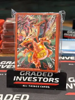Pokemon Charizard Premium Collection Card Sleeves 65 Ct Brand New Sealed - Image 1